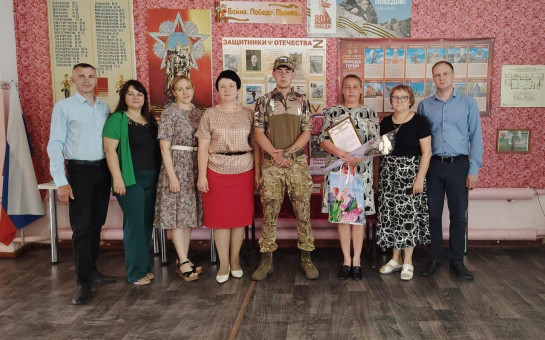 Благодарность матери солдата